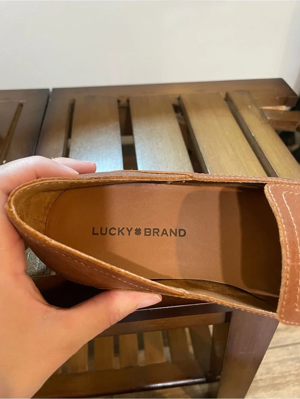 Lucky Brand smooth leather